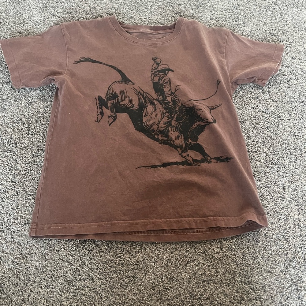 Brown rodeo T-shirt
